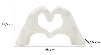 SCULTURA LOVER WHITE CM 25X7,5X13,5 - immagine 7