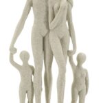 STATUETTA FAMILY STONS CM 16X8X30,5