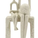 STATUETTA MATERNITA' STONS CM 10X7,5X26