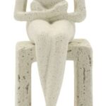 STATUETTA SINGLE STONS CM 8,5X6,5X24