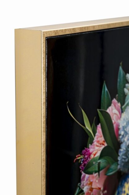 DIPINTO SU TELA LACCATO MOIRA C/CORNICE -B- CM 52X4X102 - immagine 4