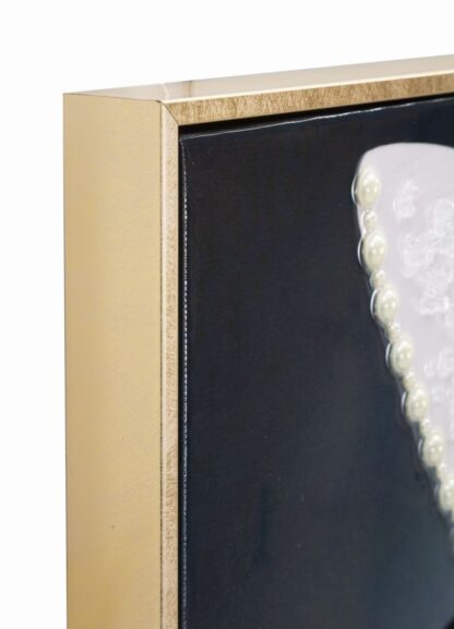 DIPINTO SU TELA LACCATO MARTY C/CORNICE -A- CM 62X4X92 - immagine 3