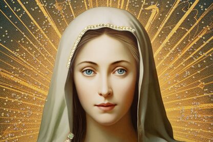 DIPINTO SU TELA LACCATO MADONNA -B- C/CORNICE CM 72X4X102 - immagine 2