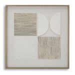 DIPINTO SU TELA ABSTRAC C/CORNICE -A- CM 60X3X60