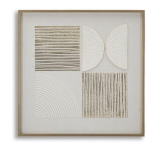 DIPINTO SU TELA ABSTRAC C/CORNICE -A- CM 60X3X60