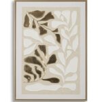 STAMPA DIPINTA SU TELA GOLDY C/CORNICE -A- CM 50X3X70