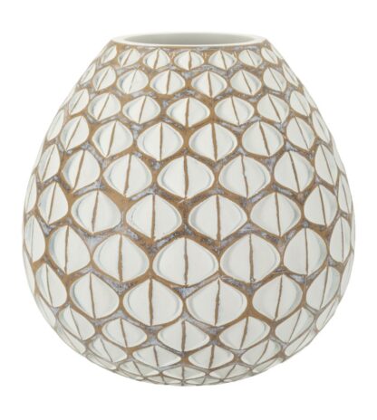 VASO RESINA TIBET CM Ø 27X27