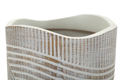 VASO RESINA WOODY CM Ø 18X45 - immagine 4