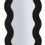 SPECCHIO DA MURO TEDDY NERO CM 60X4X160 (MISURA SPECCHIO CM 39X137)