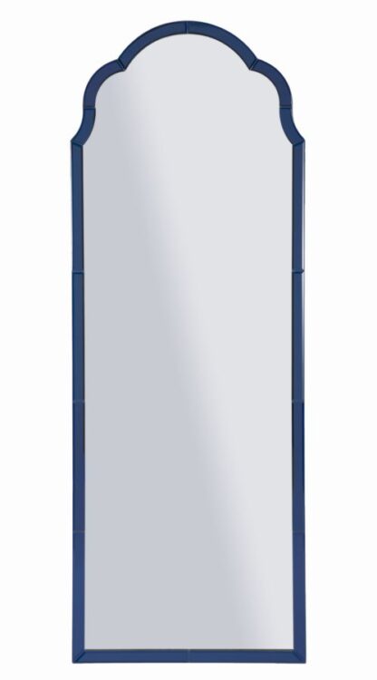 SPECCHIO DA MURO TANGERI BLU CM 55X2X150 (MISURA SPECCHIO CM 49X144)