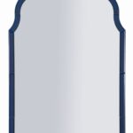 SPECCHIO DA MURO TANGERI BLU CM 62X1X100 (MISURA SPECCHIO CM 55X94) stile GLAM