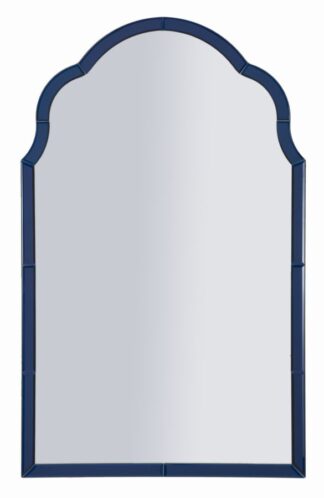 SPECCHIO DA MURO TANGERI BLU CM 62X1X100 (MISURA SPECCHIO CM 55X94)