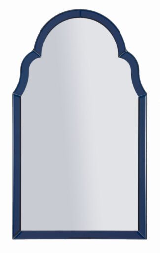 SPECCHIO DA MURO TANGERI BLU CM 47X1X80 (MISURA SPECCHIO CM 41X74)