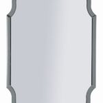 SPECCHIO DA MURO ISTANBUL GRIGIO CM 60X1X90 (MISURA SPECCHIO CM 54X84,5) stile GLAM