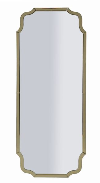 SPECCHIO DA MURO ISTANBUL ORO CM 60X2X150 (MISURA SPECCHIO CM 54X143,5)