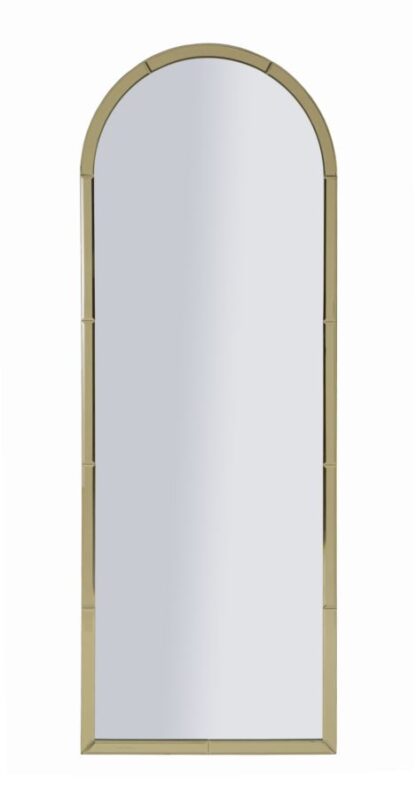 SPECCHIO DA MURO BAKU ORO CM 55X2X150 (MISURA SPECCHIO CM 49X144)
