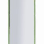 SPECCHIO DA MURO BAKU VERDE CM 55X2X150 (MISURA SPECCHIO CM 49X144)