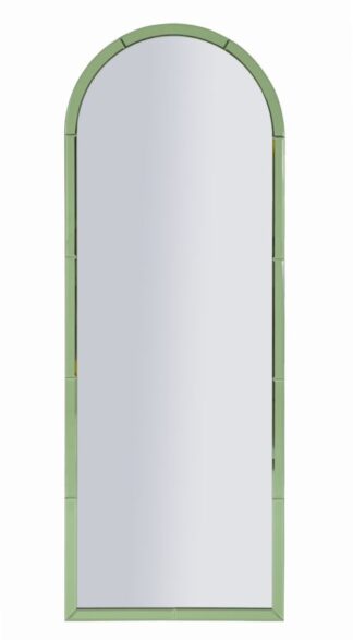 SPECCHIO DA MURO BAKU VERDE CM 55X2X150 (MISURA SPECCHIO CM 49X144)