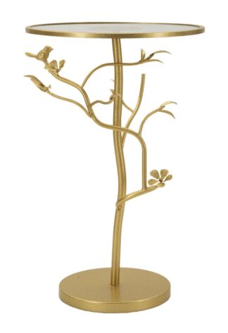 TAVOLINETTO BIRDS GLASS CM Ø 38X60