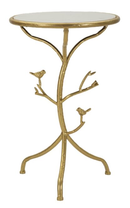 TAVOLINETTO BIRDS MARBLE CM Ø 38X60