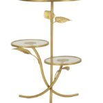 TAVOLINETTO 3 RIPIANI LEAF CM Ø 54X69,5