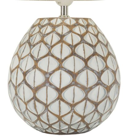 LAMPADA DA TAVOLO RESINA TIBET CM Ø 35X52 - immagine 3