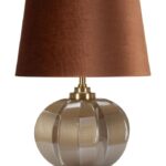 LAMPADA DA TAVOLO PRAGA -A-  CM Ø 40,5X57 stile GLAM