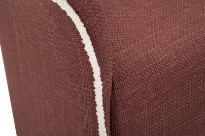 POLTRONA GIREVOLE SIENA BORDEAUX CM 83,5X66X80 (SEDUTA ALTEZZA CM 42) - immagine 7
