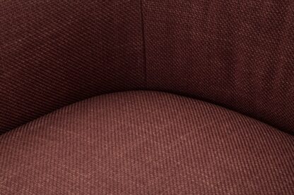 POLTRONA GIREVOLE SIENA BORDEAUX CM 83,5X66X80 (SEDUTA ALTEZZA CM 42) - immagine 8