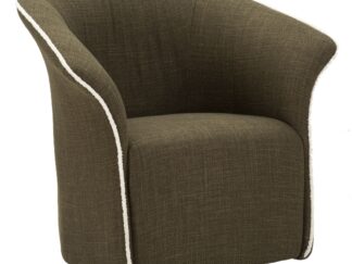 POLTRONA GIREVOLE SIENA VERDE CM 83,5X66X80 (SEDUTA ALTEZZA CM 42)