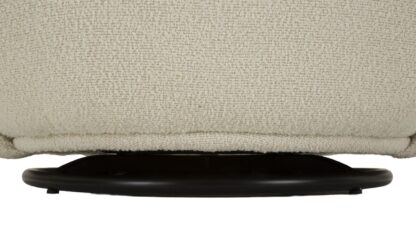 POLTRONA GIREVOLE TORINO CREMA CM 70X72X75 (ALTEZZA SEDUTA CM 44,5) - immagine 8