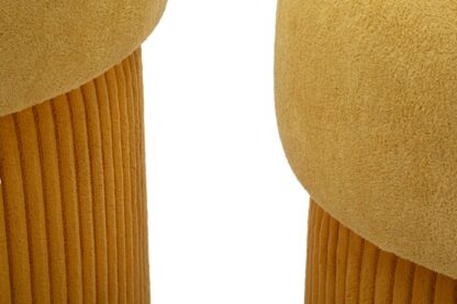 PUFF C/CONTENITORE ASPEN SENAPE SET 2 PZ CM Ø 42X44-35X37 - immagine 3