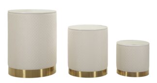 ESPOSITORE C/CONTENITORE SHOP SET 3 PZ CM Ø 60X80-50X60-40X40