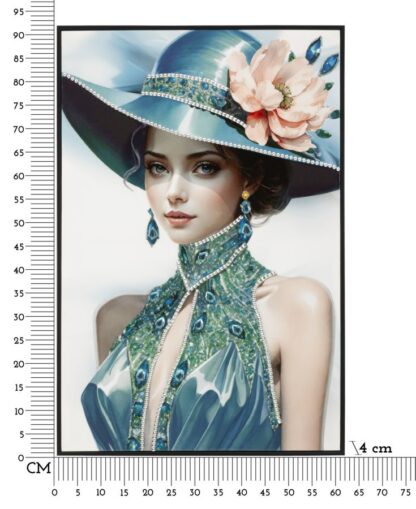 DIPINTO SU TELA LACCATO PAM C/CORNICE -B- CM 62X4X92 - immagine 7