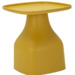 TAVOLINETTO GEA GIALLO CM 48X48X50