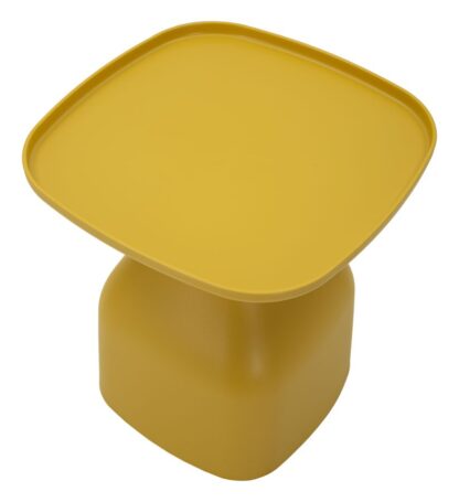 TAVOLINETTO GEA GIALLO CM 48X48X50 - immagine 3