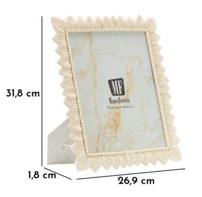 CORNICE LIGHT LEAF CM 26,9X1,8X31,8 (MISURA INTERNA CM 20X25) - immagine 6