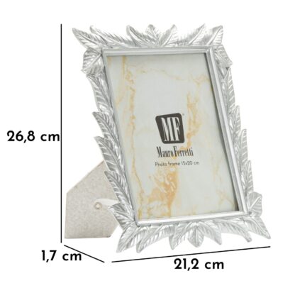 CORNICE LEAVY SILVER CM 21,2X1,7X26,8 (MISURA INTERNA CM 15X20) - immagine 6