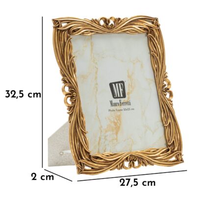 CORNICE BAROQUE CM 27,5X2X32,5 (MISURA INTERNA CM 20X25) - immagine 6