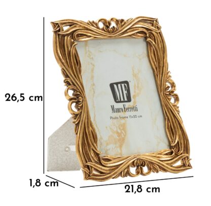 CORNICE BAROQUE CM 21,8X1,8X26,5 (MISURA INTERNA CM 15X20) - immagine 6