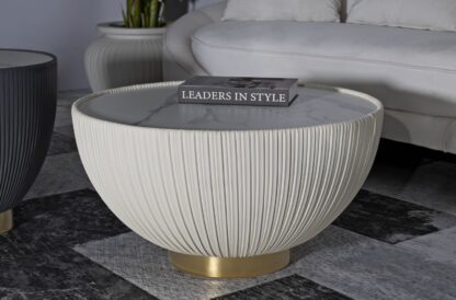 TAVOLINO DA CAFFE' ELGE CM Ø 71X38 - immagine 7