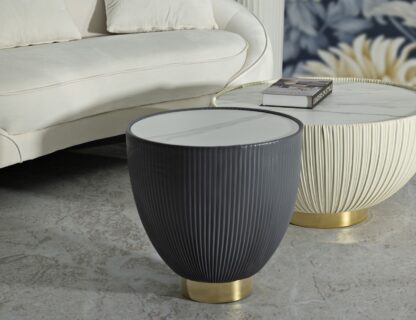 TAVOLINO DA CAFFE' ELGE CM Ø 46X45 - immagine 7