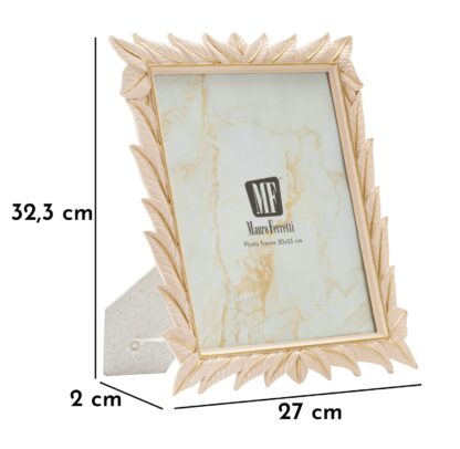 CORNICE LEAFFY CM 27X2X32,3
 (MISURA INTERNA CM 20X25) - immagine 6