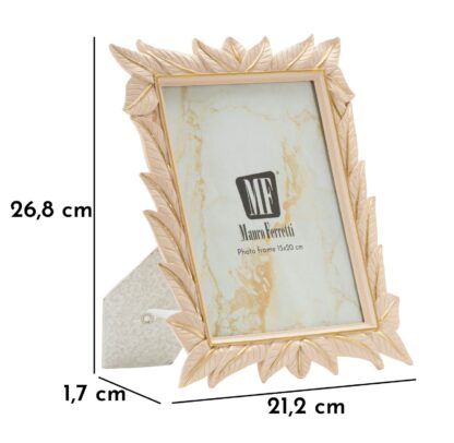 CORNICE LEAFFY CM 21,2X1,7X26,8 (MISURA INTERNA CM 15X20) - immagine 6