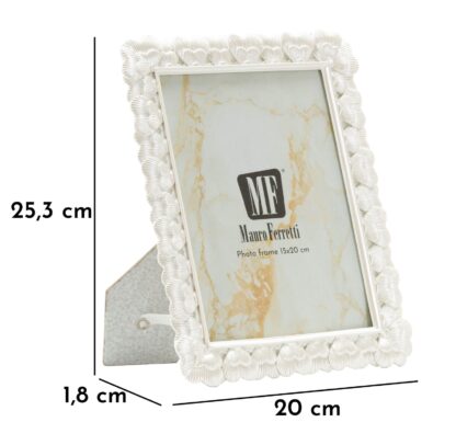 CORNICE HEARTY CM 20X1,8X25,3 (MISURA INTERNA CM 15X20) - immagine 6