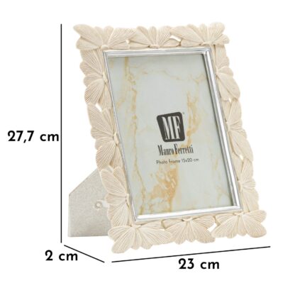 "CORNICE BUTTERFLY CM 23X27,7X2 (MISURA INTERNA CM 15X20) 
" - immagine 6