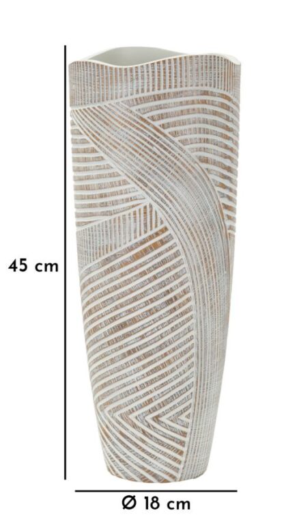VASO RESINA WOODY CM Ø 18X45 - immagine 8