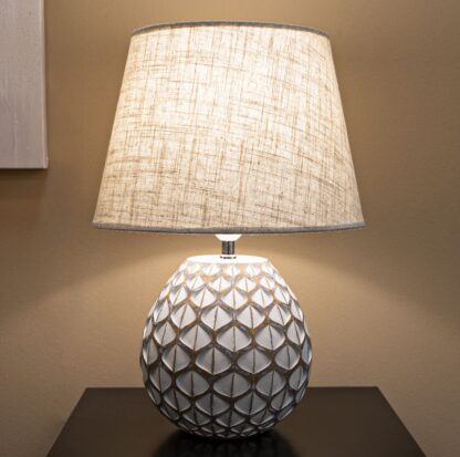 LAMPADA DA TAVOLO RESINA TIBET CM Ø 35X52 - immagine 6