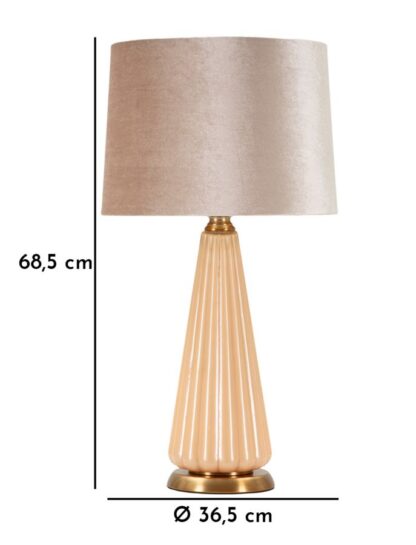 LAMPADA DA TAVOLO PERLY -A- CM Ø 36,5X68,5 - immagine 7