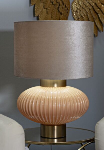 LAMPADA DA TAVOLO PERLY -B- CM Ø 33X49 - immagine 6